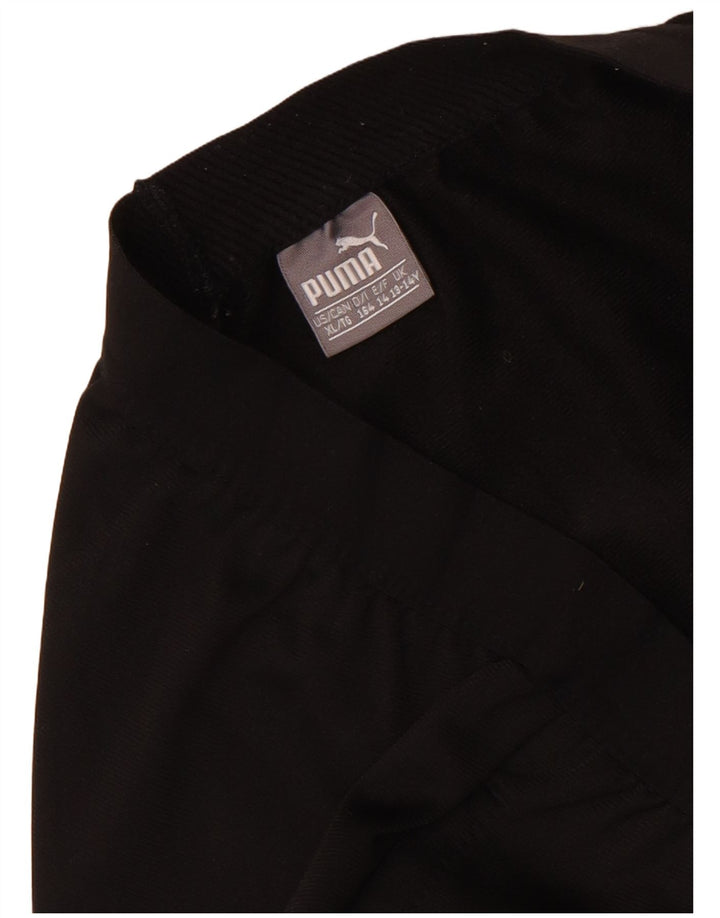 Pantaloni de trening Puma pentru baieti 13-14 ani negri