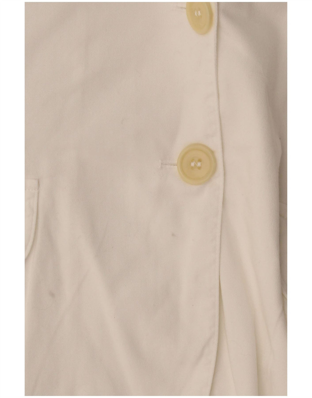 Top cardigan cu mânecă scurtă pentru femei Benetton IT 42 bumbac alb mediu