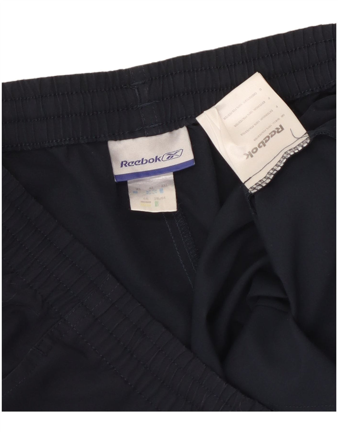 Pantaloni scurti sport pentru bărbați Reebok XL, poliester bleumarin