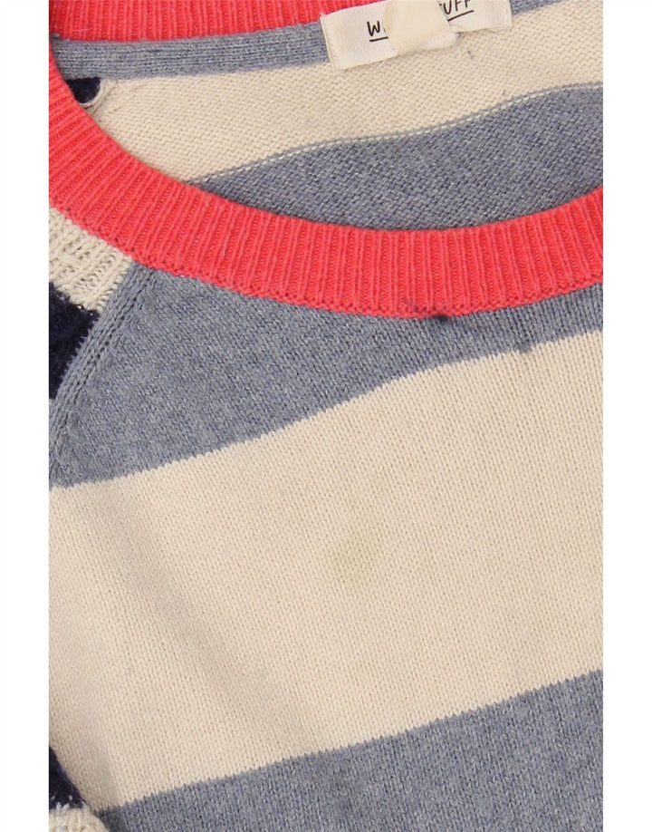 WHITE STUFF Pulover pentru damă cu gât de barcă UK 12 Medium Multicolor