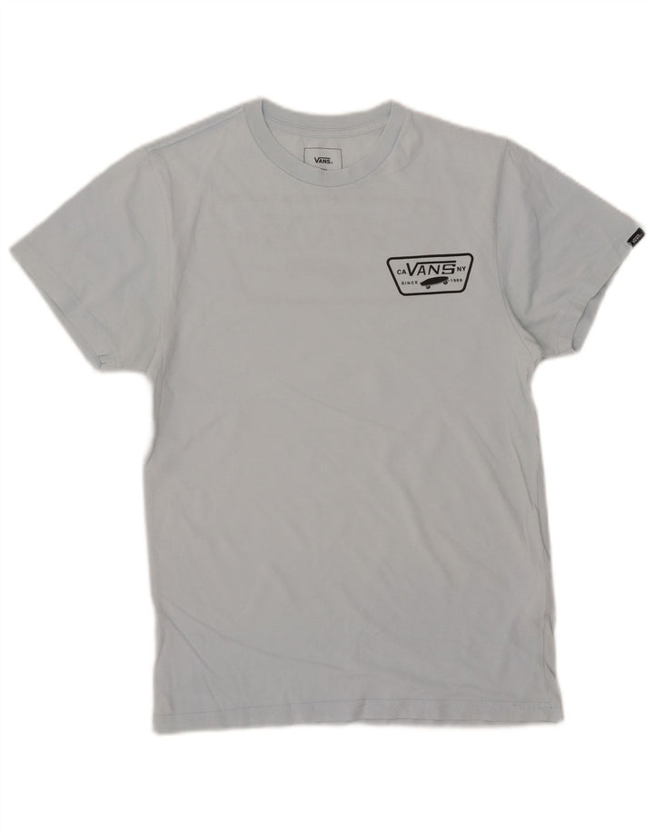 Tricou grafic personalizat Vans pentru bărbați Top mic, albastru, bumbac