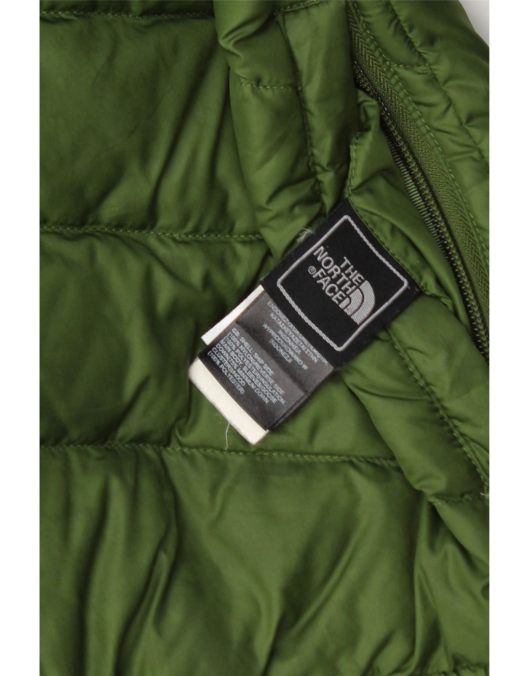 Jachetă reversibilă cu glugă The North Face pentru băieți 10-11 ani, verde mediu