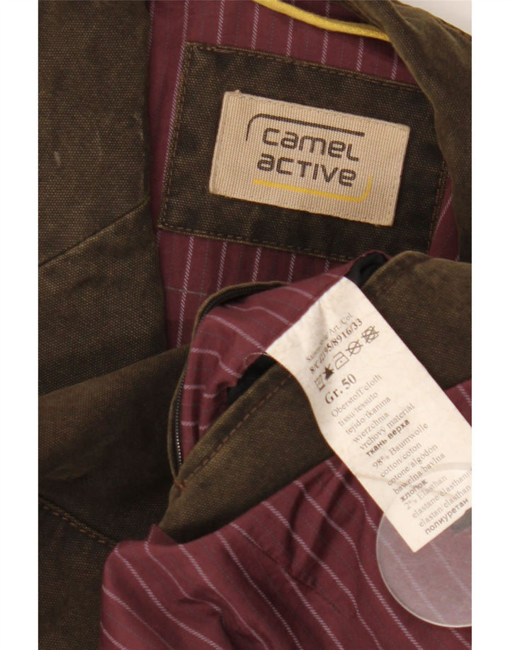 Jachetă pentru bărbați Camel Active cu 2 nasturi, IT 50, bumbac maro mare