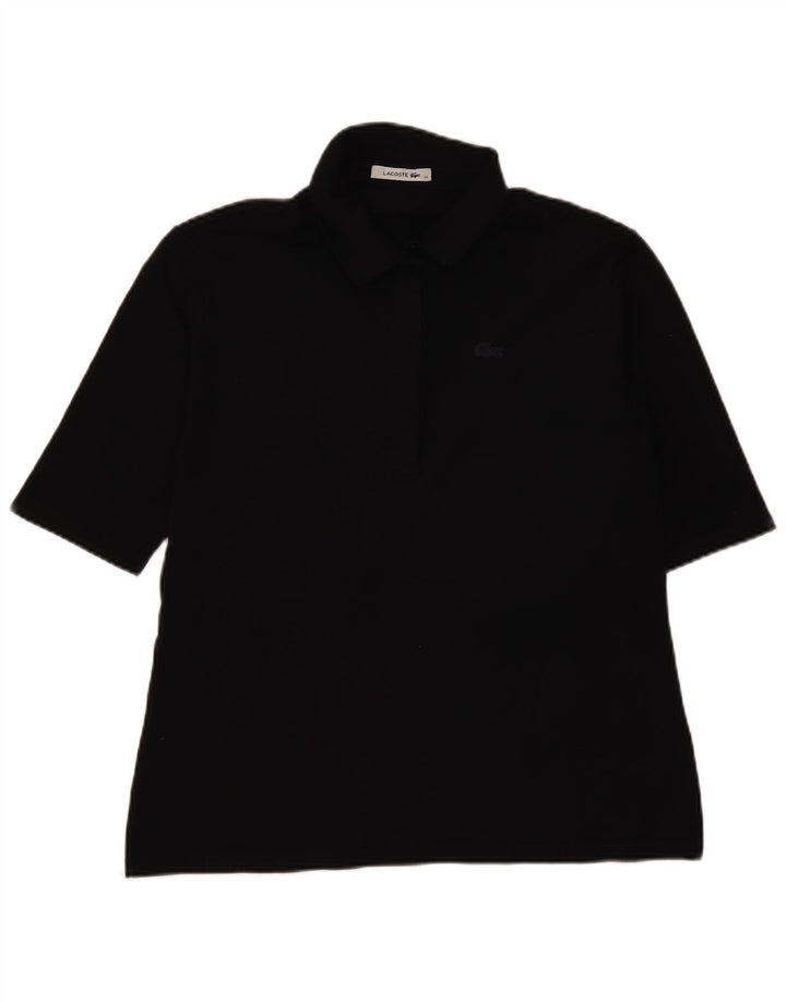 Tricou polo Lacoste pentru femei Mărimea 48 XL bumbac negru