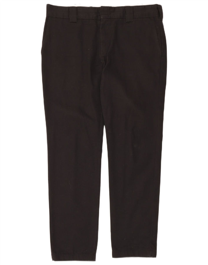 DICKIES Pantaloni chino slim pentru bărbați L36 L32 Poliester negru