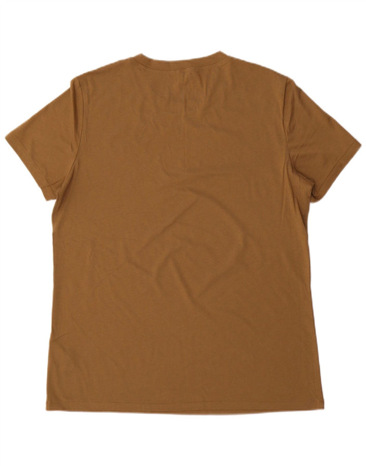 Tricou pentru bărbați Jigsaw Top mare, maro, bumbac