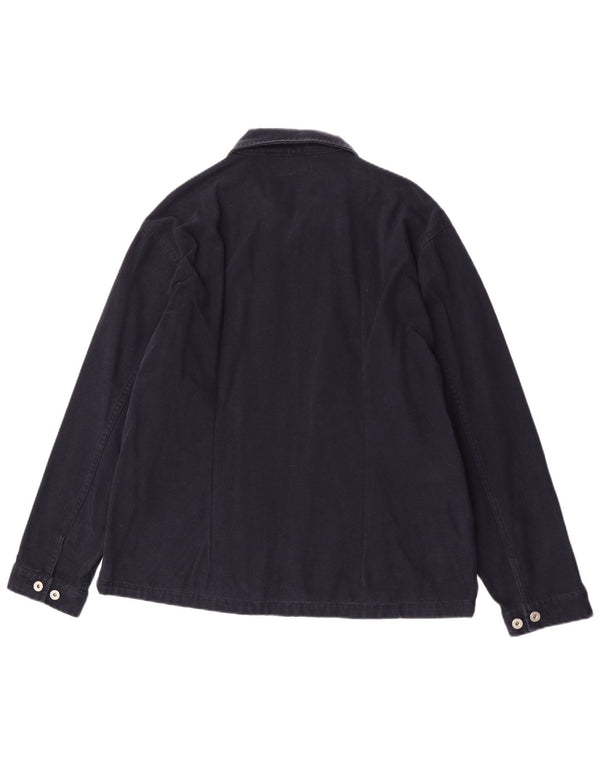 Sasch Bomber Jacket pentru bărbați UK 42 XL Bumbac bleumarin