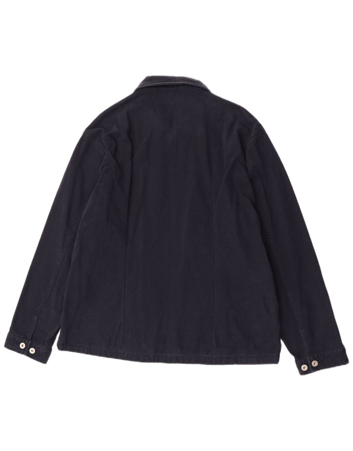 Sasch Bomber Jacket pentru bărbați UK 42 XL Bumbac bleumarin