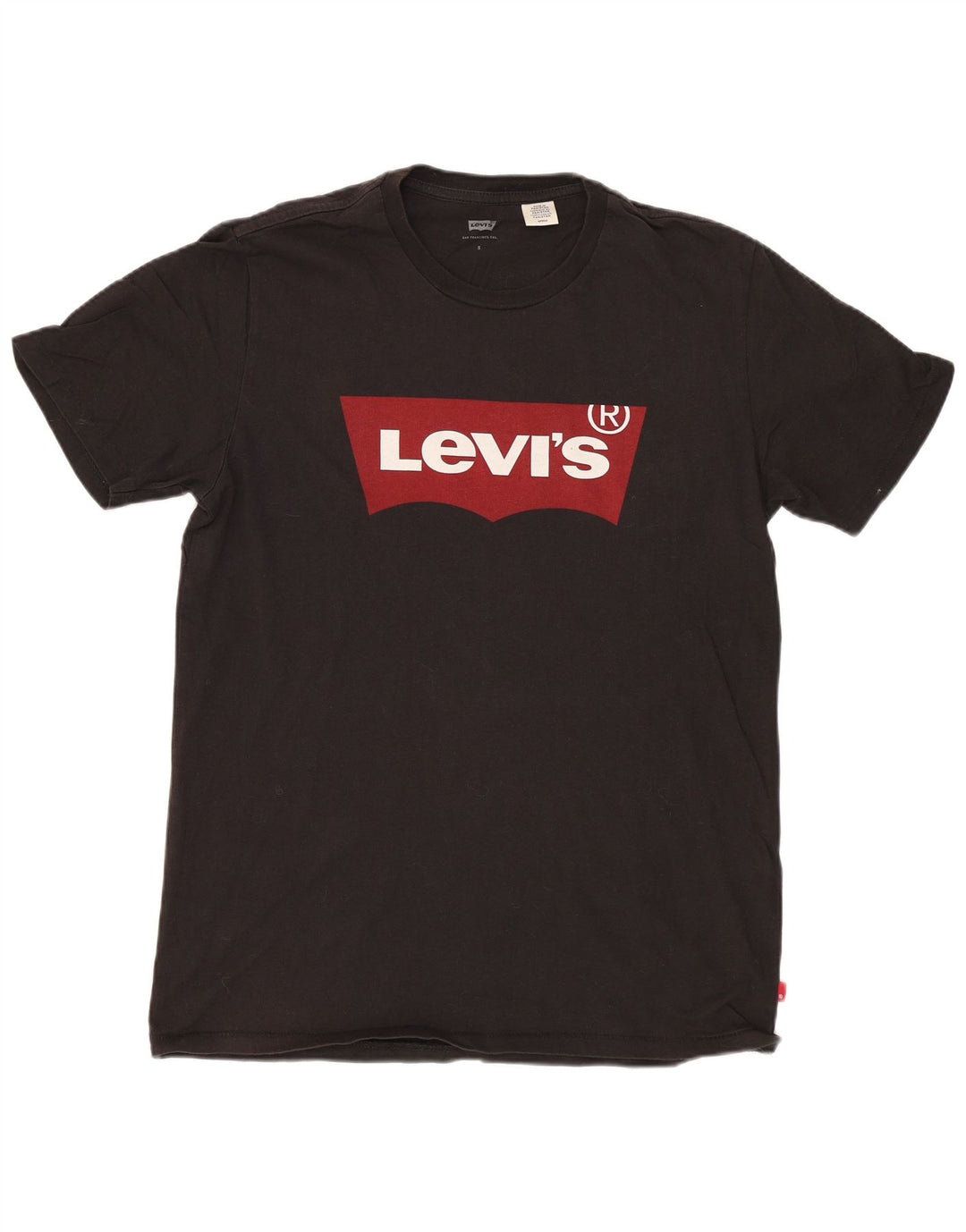 Tricou grafic pentru bărbați LEVI'S Top mic bumbac negru
