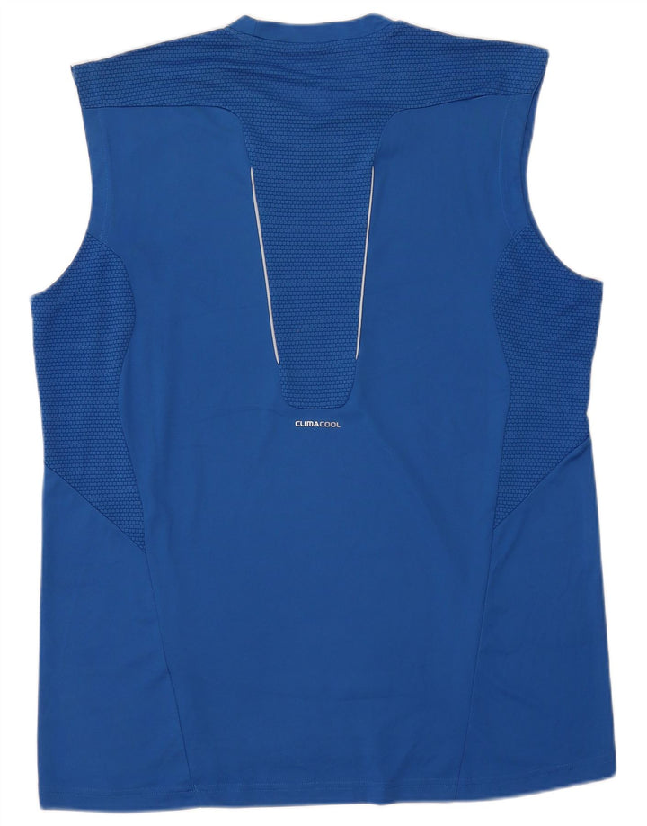 Adidas Climacool Vest Top XL Albastru Colorblock