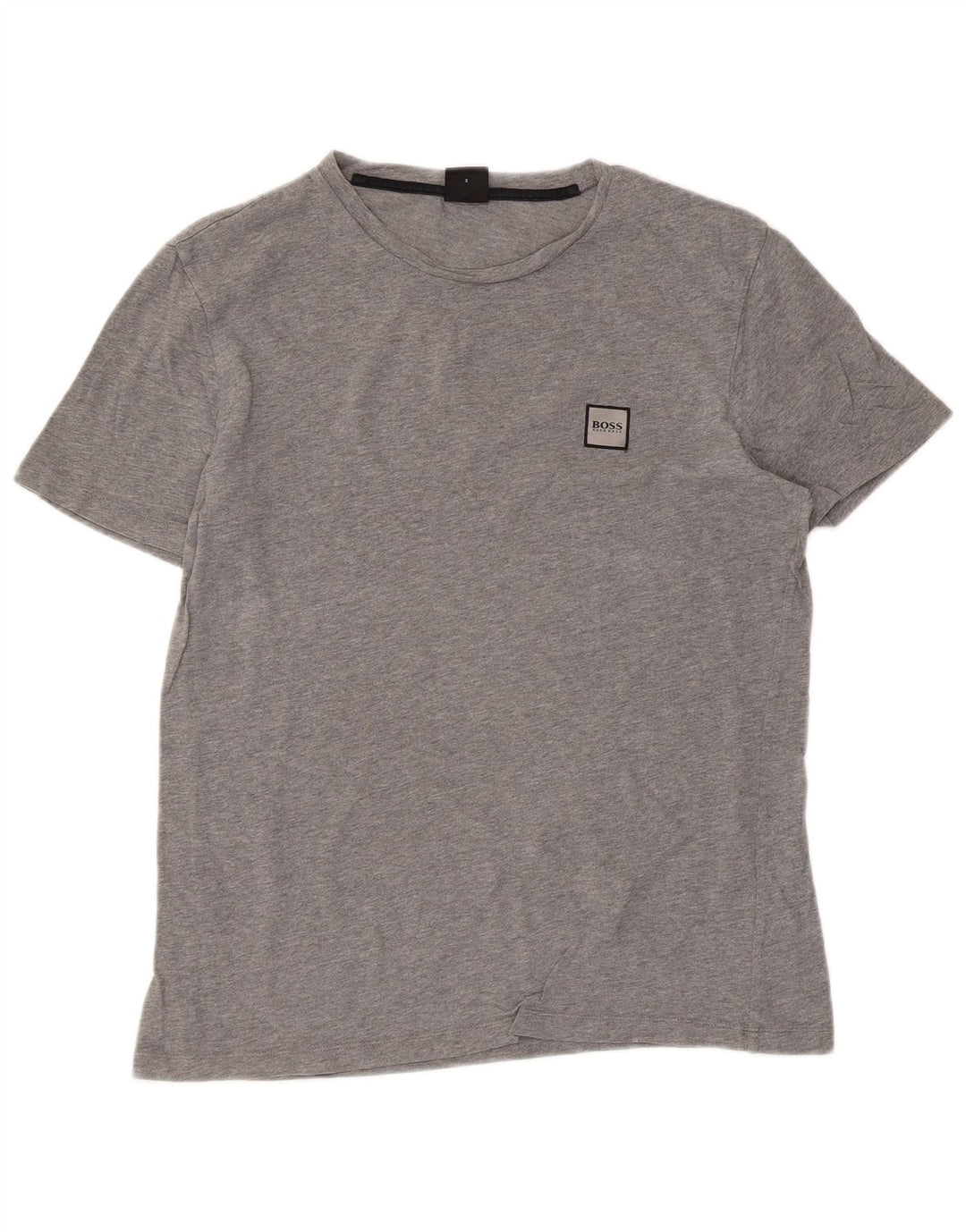 Tricou pentru femei Hugo Boss Top UK 10 Small Grey Bumbac
