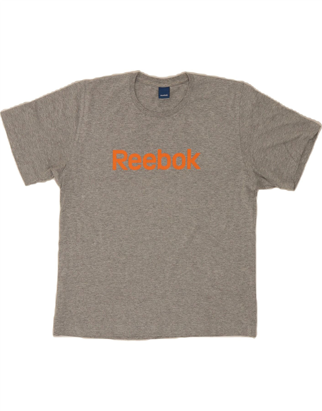 REEBOK Mens Graphic T-Shirt Top Large Grey Cotton Vintage Reebok and Second-Hand Reebok from Messina Hembry 