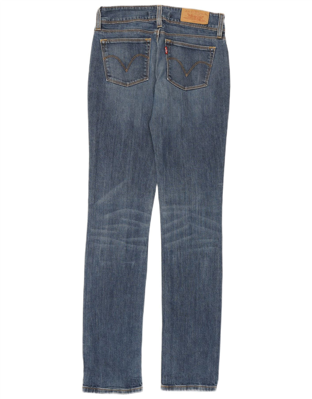 Blugi Levi's 571 Slim pentru femei W27 L34 Bumbac albastru