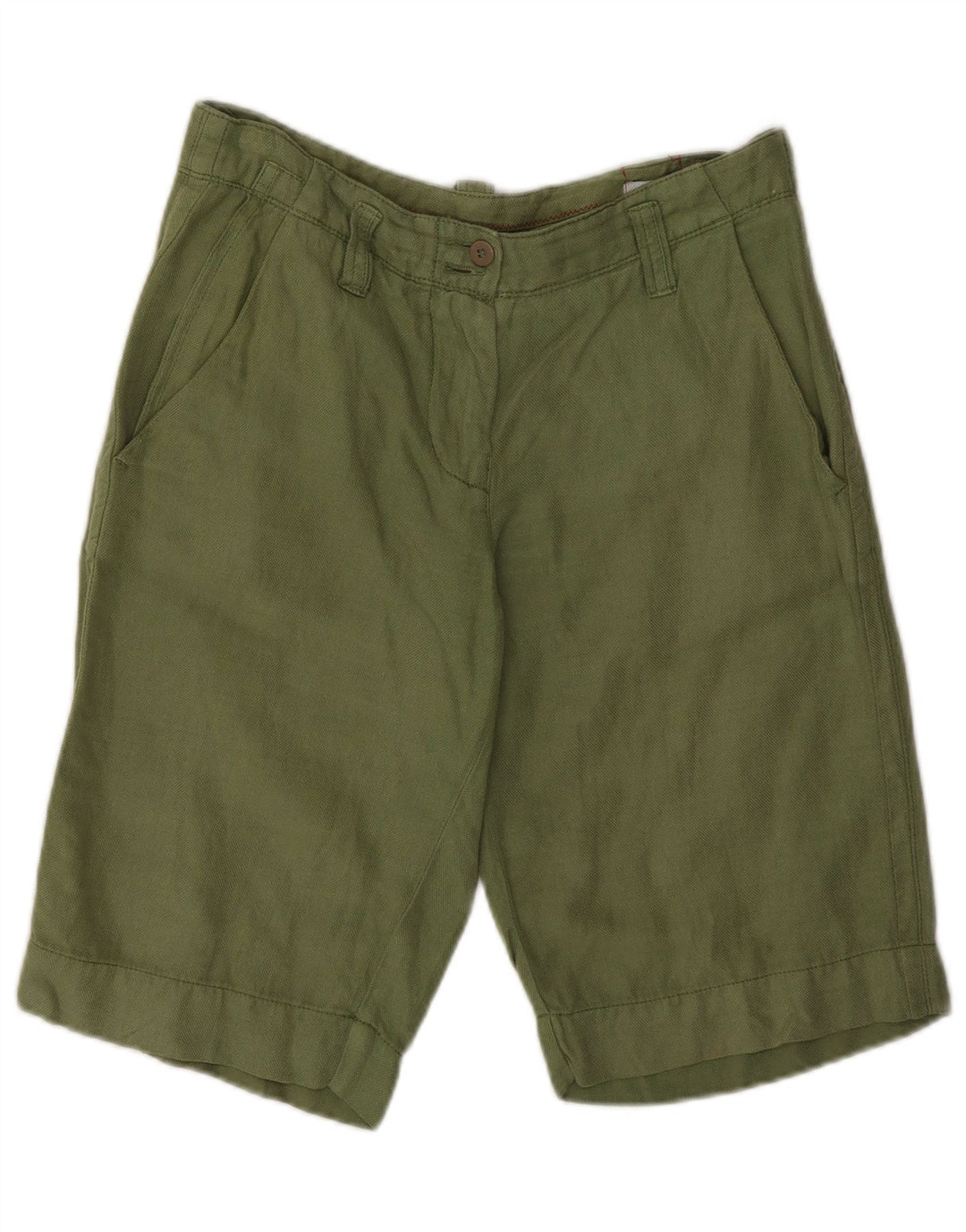 Murphy & Nye Pantaloni scurti chino pentru femei Medium W28 Green Linen