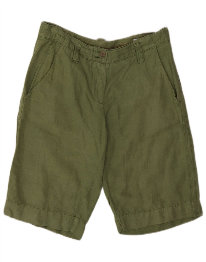 Murphy & Nye Pantaloni scurti chino pentru femei Medium W28 Green Linen