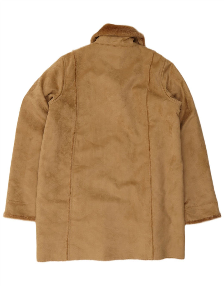 Pardesiu Sherpa Classics pentru femei UK 18 XL poliester bej