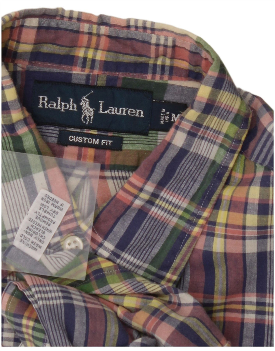 Cămașă personalizată pentru bărbați RALPH LAUREN, carouri medii, multicolore