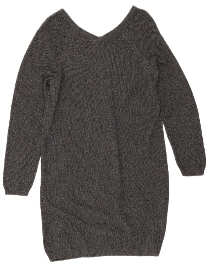 Massimo Dutti Rochie Jumper Femei UK 14 Medium Gri