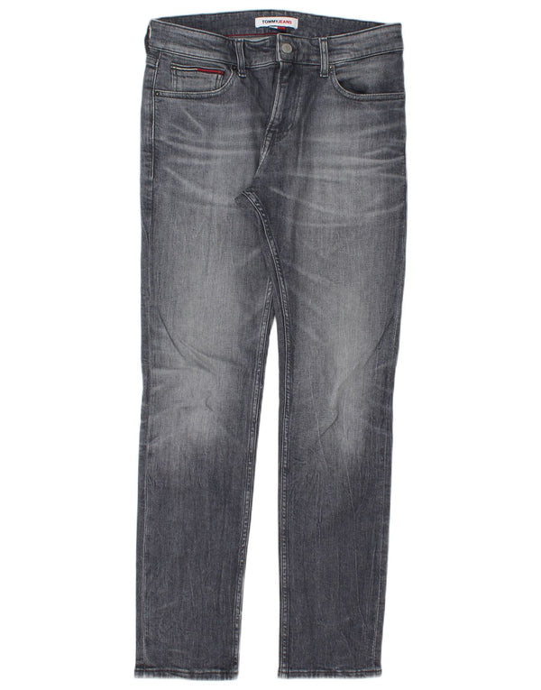 TOMMY HILFIGER Blugi slim pentru bărbați W30 L32 bumbac gri