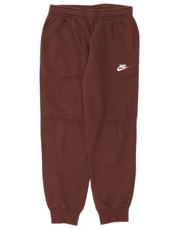 Pantaloni de trening pentru femei Nike Joggeri UK 10 Bumbac maro mic