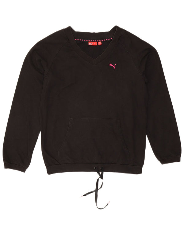 Pulover supradimensionat pentru femei Puma UK 10 Bumbac negru mic