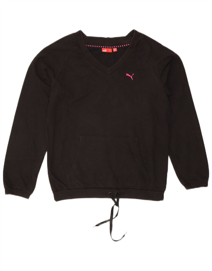 Pulover supradimensionat pentru femei Puma UK 10 Bumbac negru mic