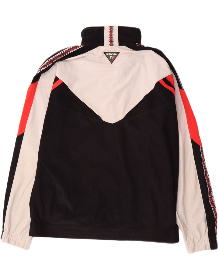 Jachetă de trening pentru bărbați DIADORA UK 42, mare, negru, poliester color bloc