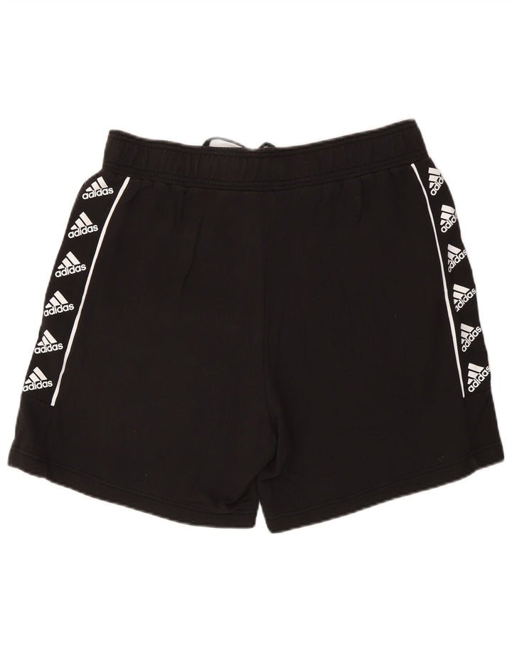 Pantaloni scurți sport grafic ADIDAS XL bumbac negru