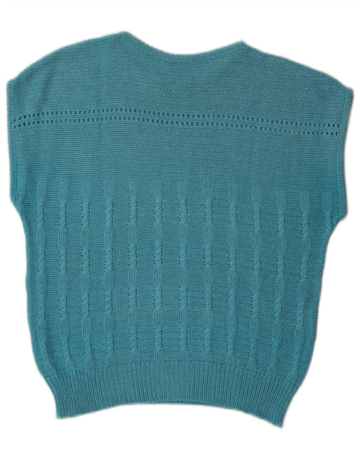 Vestă Vintage pentru femei IT 48 XL Albastru