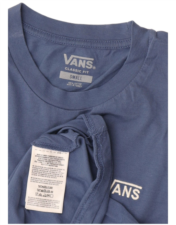 Tricou pentru bărbați Vans Classic Fit Top mic, albastru, bumbac