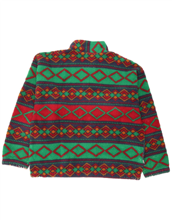 Jachetă vintage pentru bărbați din lână UK 42 XL, multicoloră, geometrică