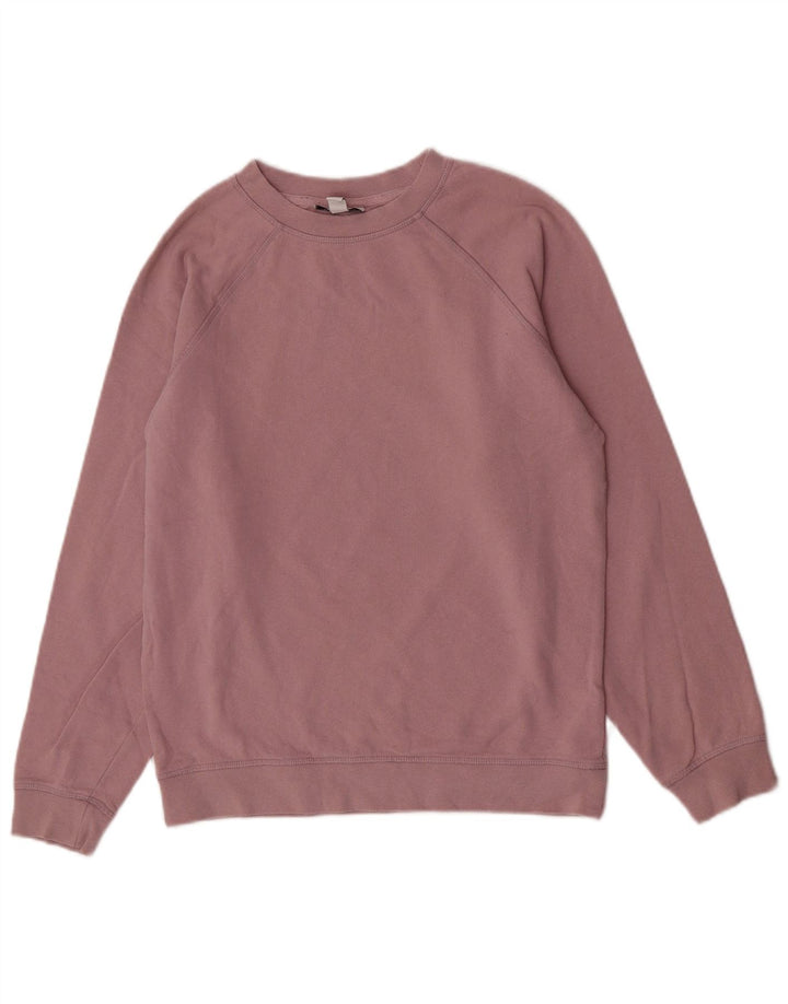 Pulover supradimensionat pentru femei Topshop UK 8 mic bumbac roz