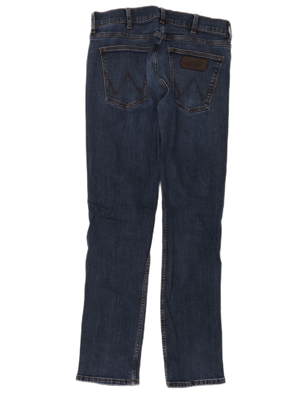 Blugi pentru bărbați Wrangler Greensboro Slim W30 L30 Bumbac bleumarin