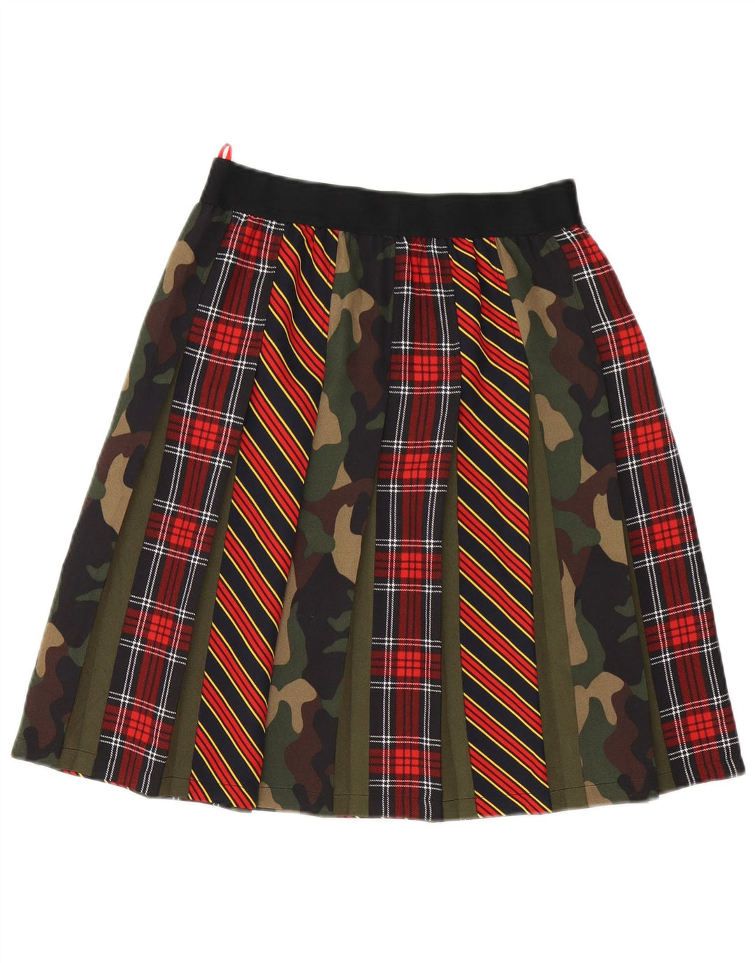 Fustă în formă de A pentru femei Benetton Mic W26 Poliester camuflaj multicolor