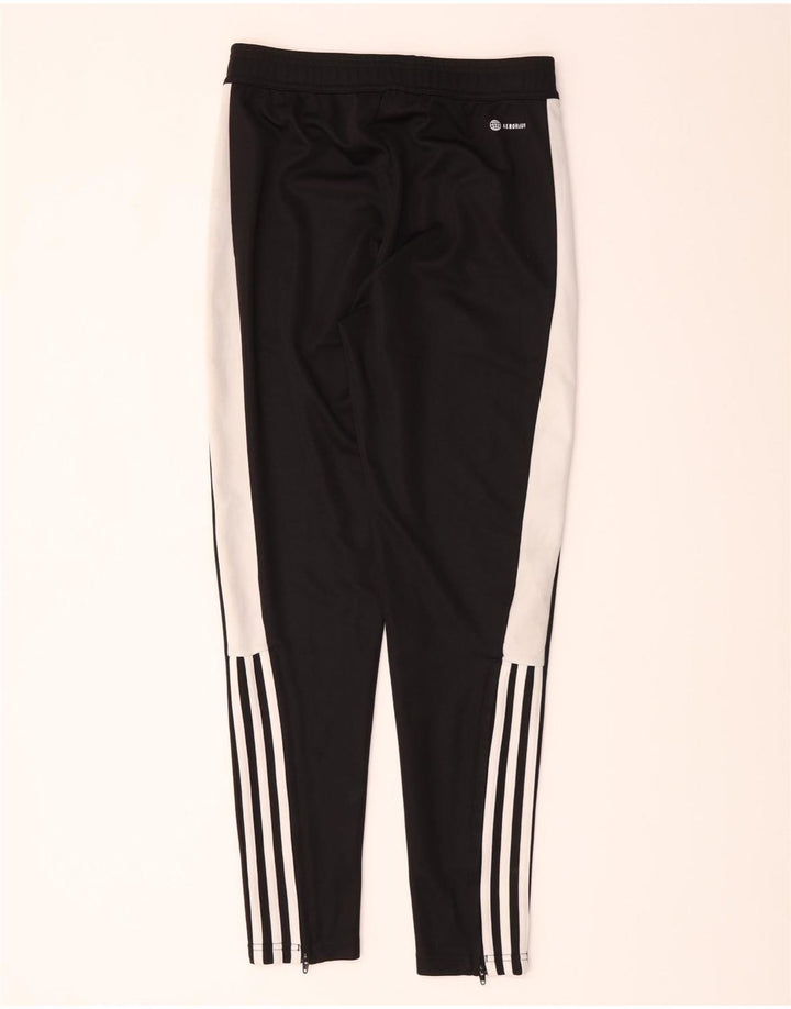 Pantaloni de trening Adidas Aeroready pentru bărbați, negru, poliester color bloc
