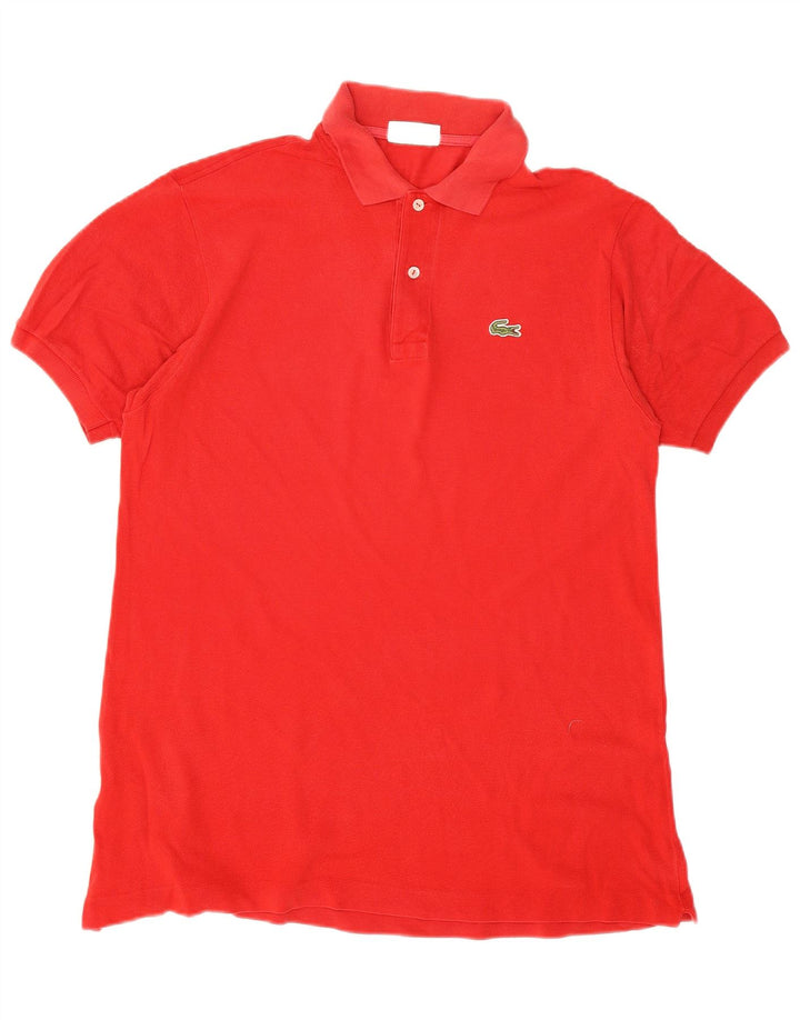 Tricou polo Lacoste pentru bărbați, mărimea 5, bumbac roșu mare