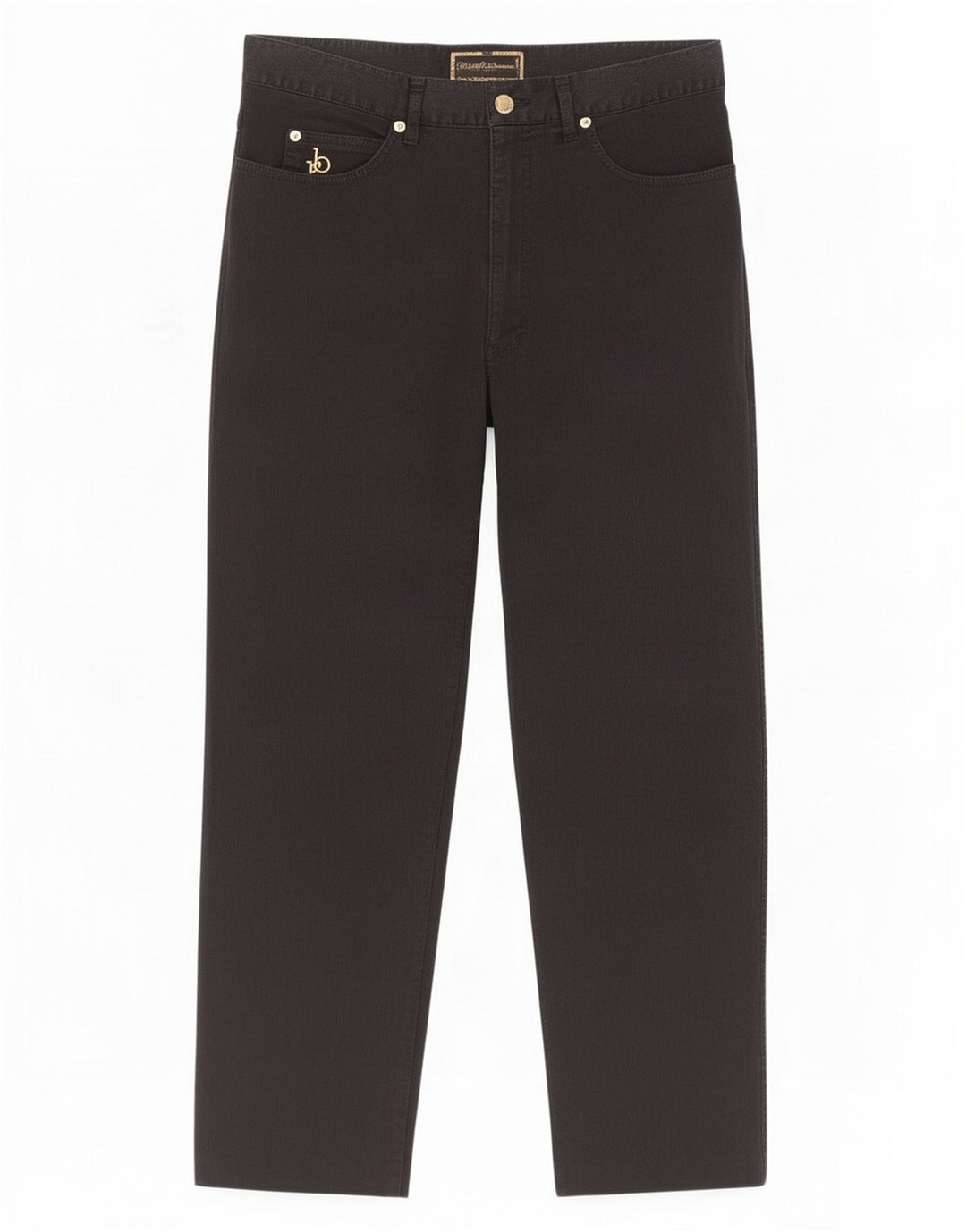 Pantaloni cropped Roccobarocco pentru femei W38 L25 negri