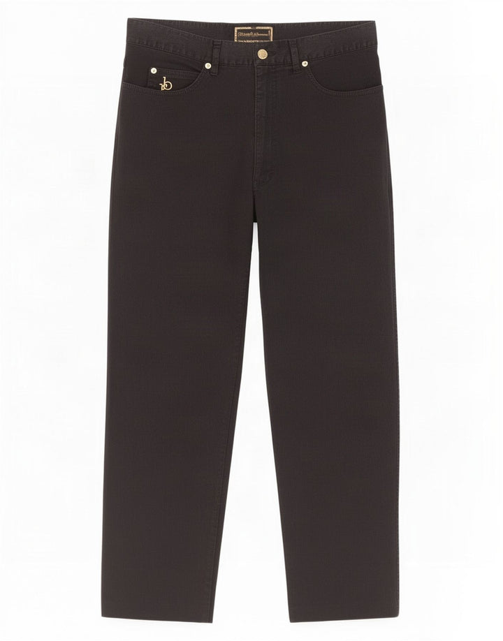 Pantaloni cropped Roccobarocco pentru femei W38 L25 negri