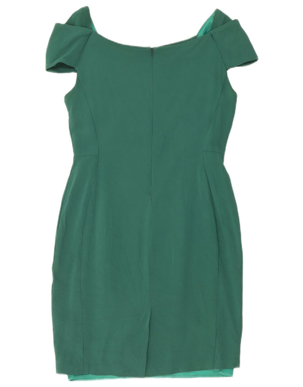 Rochie Reiss pentru femei, cu umăr dezactivat, UK 14, mare, verde, viscoză