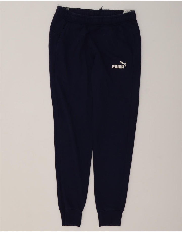 Pantaloni de trening Puma pentru bărbați Pantaloni de jogging, mediu, bleumarin, bumbac
