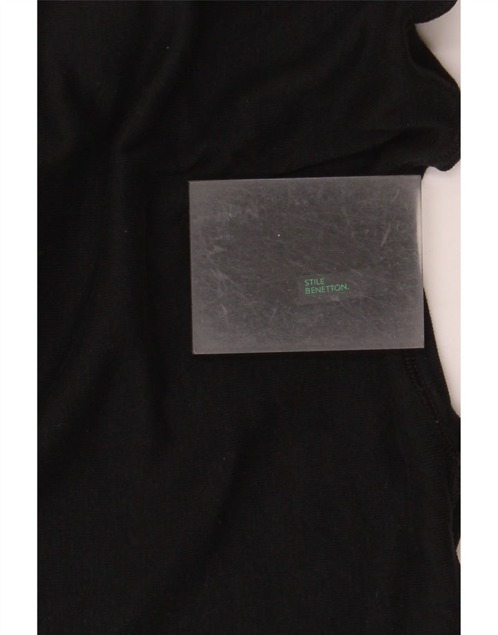 Tricou grafic BENETTON pentru femei Top UK 8 Small Black