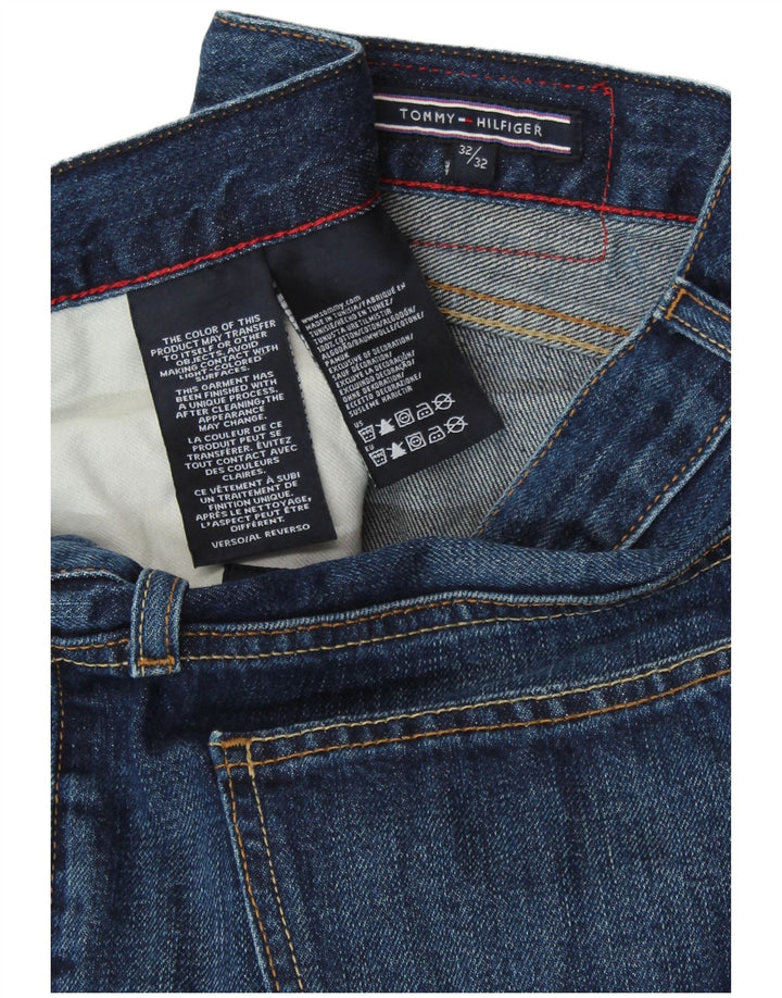 Blugi drepti pentru bărbați TOMMY HILFIGER L32 L32 Bumbac albastru