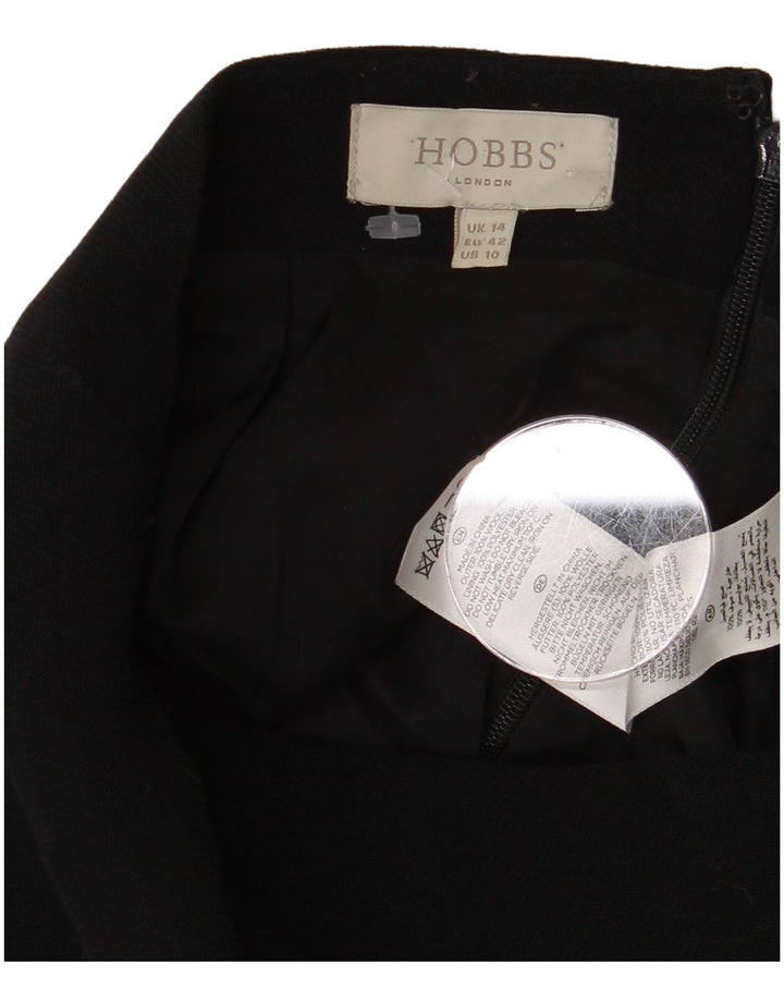 Fusta creion Hobbs pentru femei UK 14 Large W32 Lână neagră