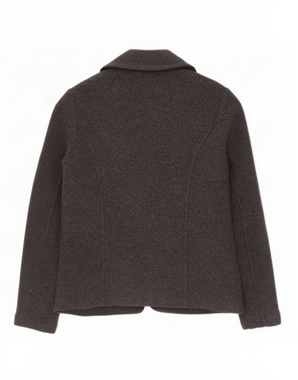 Pulover cardigan pentru femei Laura Ashley UK 12 Medium Gri Lambswool