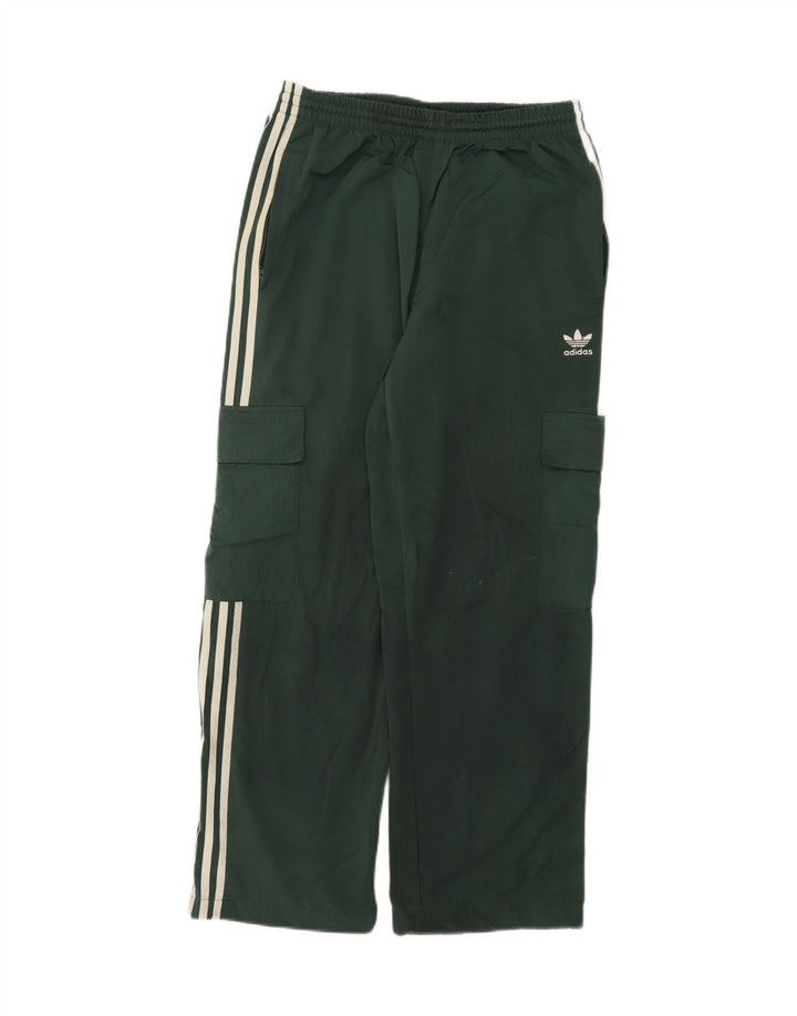 Pantaloni de trening pentru bărbați Adidas Cargo Poliamidă verde mediu