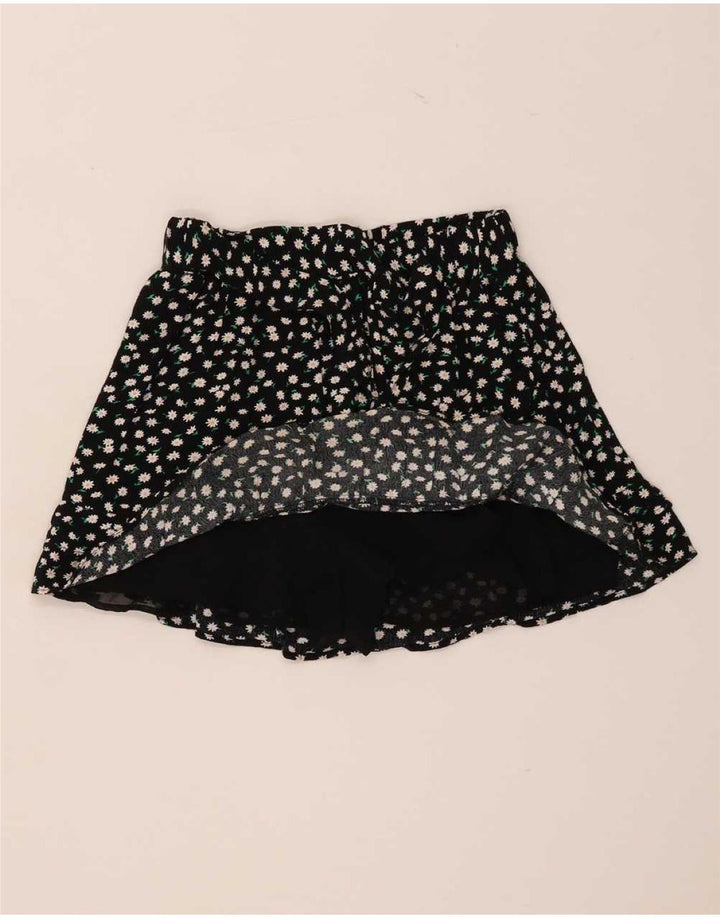 Fusta pentru femeie Zara UK 10 Small Black Floral