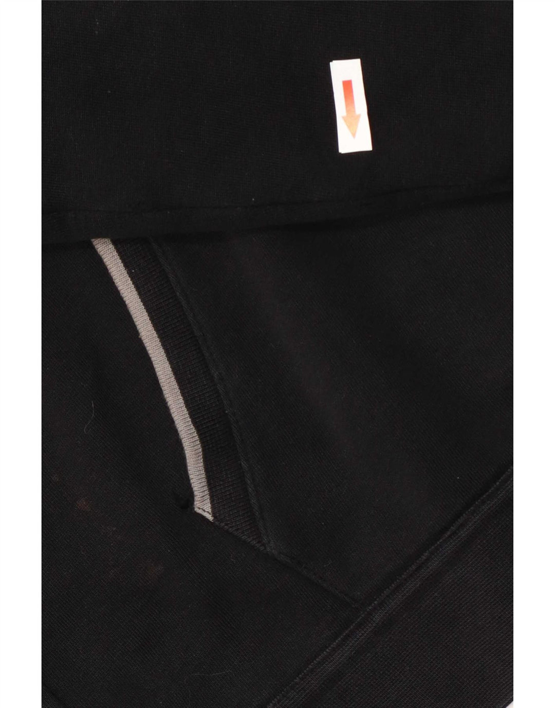 Pulover Armani pentru bărbați, cu fermoar, bumbac mare, negru