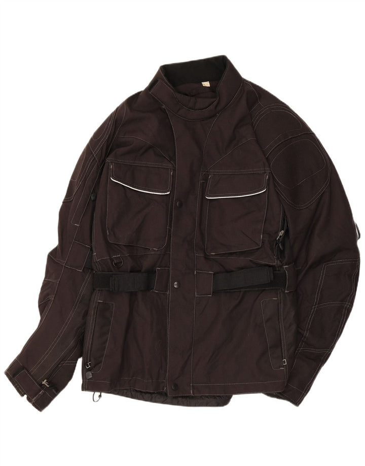 Jachetă pentru bărbați Crivit Racer UK 40, mare, neagră, poliamidă