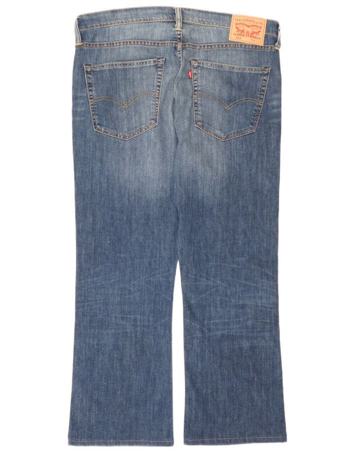 Blugi pentru bărbați Levi's 527 Bootcut W36 L28 Bumbac albastru