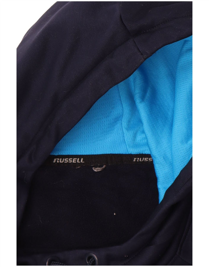 Pulover Russell Athletic pentru bărbați, poliester, albastru mic